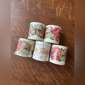 Vintage 1980s Laura Ashley Home Roses Wallpaper Borders